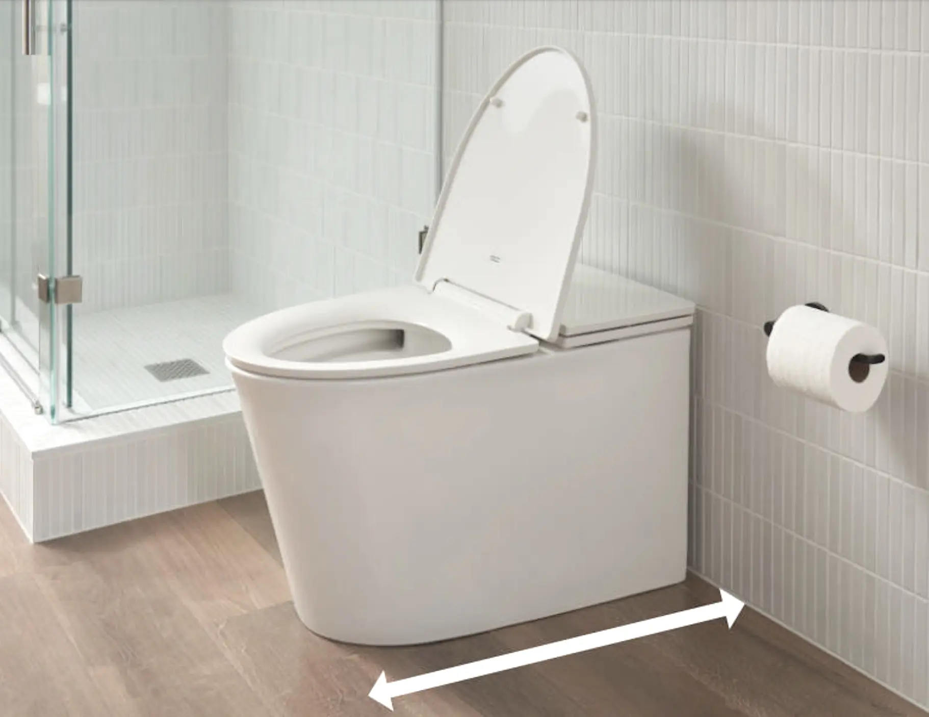 Toilet rough-in size